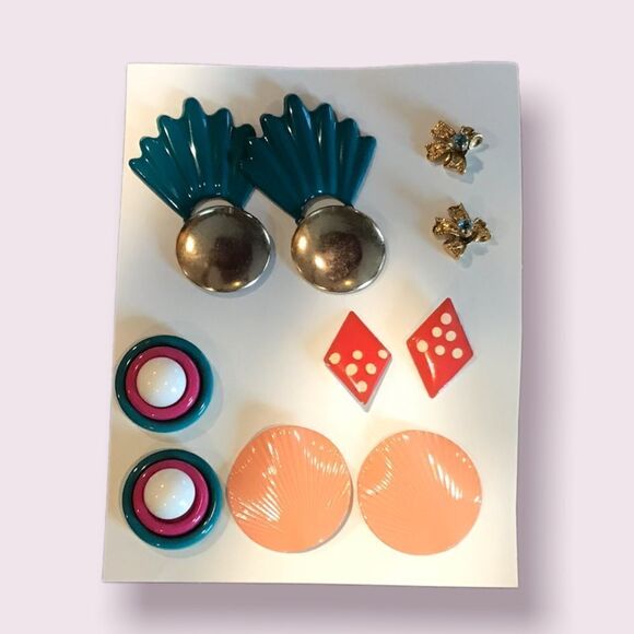 LOT OF 5 EARRINGS! - Picture 1 of 3